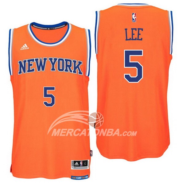 Maglia NBA Lee New York Knicks Naranja
